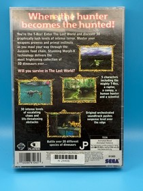 Sega Saturn Jurassic Park The Lost World  - CIB- Sealed in Reshrink