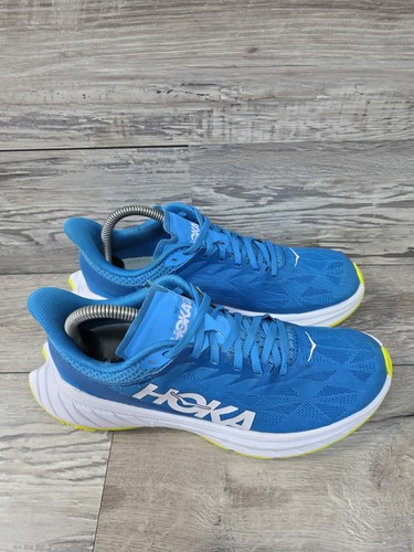 Hoka One One Carbon X Running Shoes Womens Size 9 B Blue Sneakers 1113527 DBCTR - Picture 2 of 13