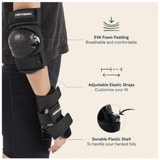 Protective Knee Elbow Wrist Pads Set - Multi Sport Gear