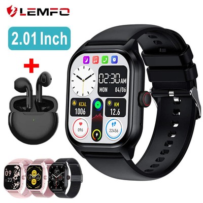 LEMFO LT10 Smart Watch 2024 Android Gift Bluetooth Call Smartwatch 2024 Touch Di