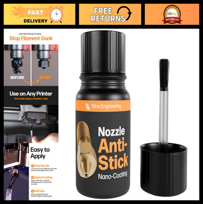 Plastic Repellent Paint for 3D Printers | Prevent Nozzle Buildup | Water-Based P