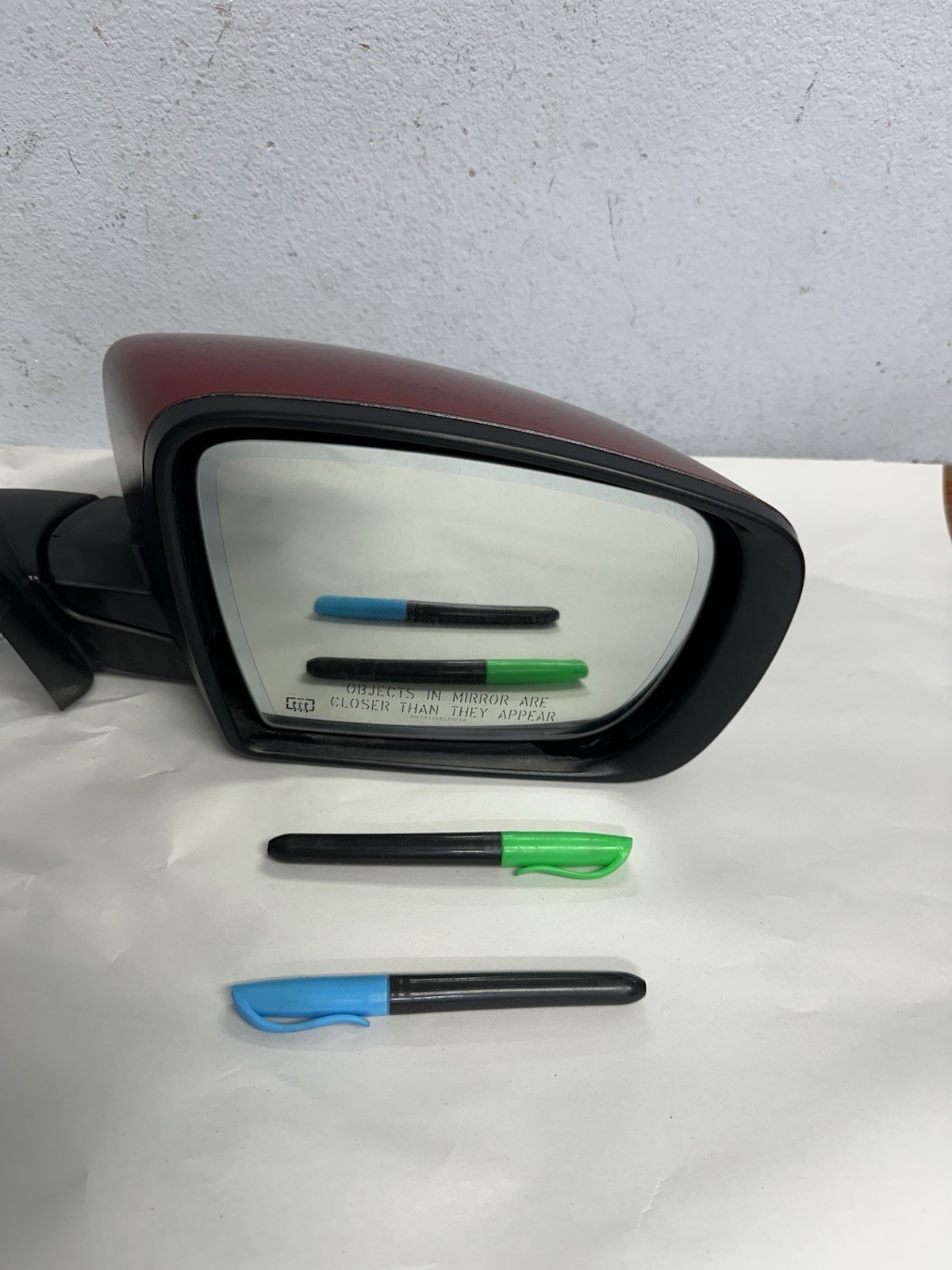 2014-2017 MASERATI GHIBLI RIGHT PASSENGER SIDE VIEW MIRROR RED OEM