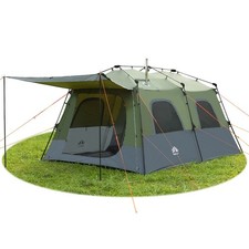 Night Cat 8-Person Camping Tent Large Waterproof Cabin Hot Tent with Stove Jack
