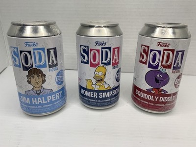 FUNKO SODA Homer Simpson, Squiddly diddly, Jim Alpert
