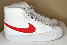 NIKE Blazer Mid 77 kids youth shoe sz 6Y white blue red DA4086-117