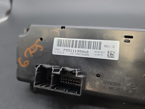 Dodge Journey 2009-2011 Heater and Climate Control P55111950AD/AB X28-10 - Picture 6 of 9