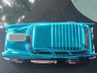 VINTAGE RARE 1955 Chevy Nomad Blue Chrome  HO⚡Slot Car  440-X2  CHASSIS...Wowsa! — photo 8