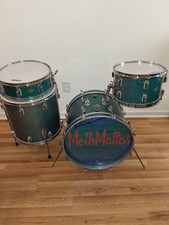 1965 Tourquise Blue Sparkle TRIXON DRUM SET