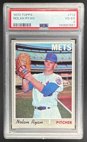 EL.HE33 Nolan Ryan 1970 Topps #712 PSA 4