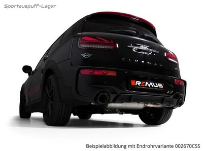 Remus Sportauspuff Mini F54 JCW Clubman ALL4 (OPF-Mod.) 2x102mm aus Carbon