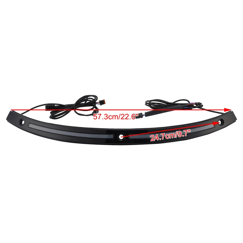 Blinker Windschutzscheibenverkleidung für 2014+ Electra Street Glide Schwarz - Bild 2 von 4