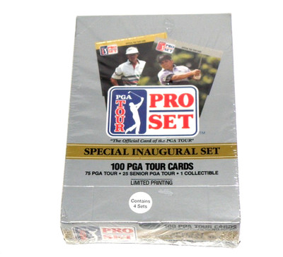 4 x SPECIAL PRO SETS - GOLF PGA TOUR TRADING CARD SETS - FACTORY SEALED (XV06)