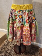 Matilda Jane Platinum Patchwork Skirt size 8
