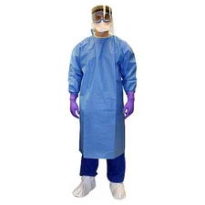 Kimtech 47992 Liquid Barrier Gown, Lowlint, Bl, S/M, Pk10