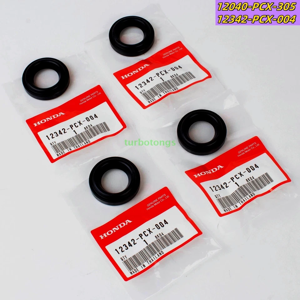 Honda S2000 Valve Cover Gasket Tube Seal Set 00-09 12040-PCX-305 12342-PCX-004 Foto 4 de 4
