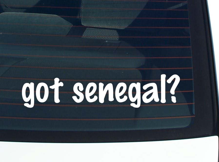Senegal Car Decal Funny Bumper Sticker Vinyl Window Joke