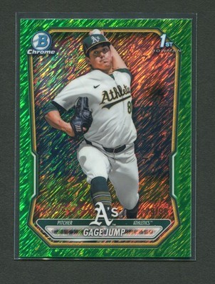 2026 Bowman Gage Jump 1st Chrome Prospect Green Shimmer /99 #BCP-15 -Color Match