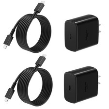 Type C Charger Fast Charging 2Pack USB C Super Fast Charger Block with 6FT US...