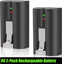 2 Pack Ring V4 Battery for Ring camera Doorbell Solar Floodligh 2/3/4/3 plus US
