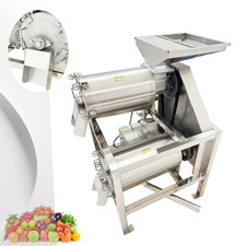 Commercial Fruit Vegetable Pulping Pitting Machine Dual-Channel 220V 3PH