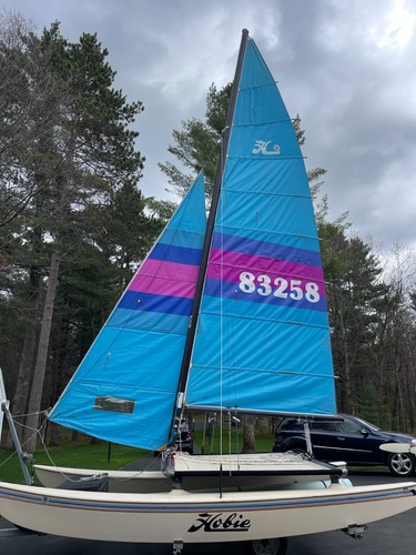 HOBIE 16 Catamaran, Race-Ready, Tsunami Sails, Trailer and Harken Components!