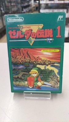 Nintendo Zelda FC Game with Manual, some map bend, used