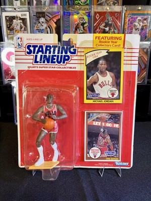 Michael Jordan 1990 - Kenner Starting Lineup Action Figure w/ Collectible Cards