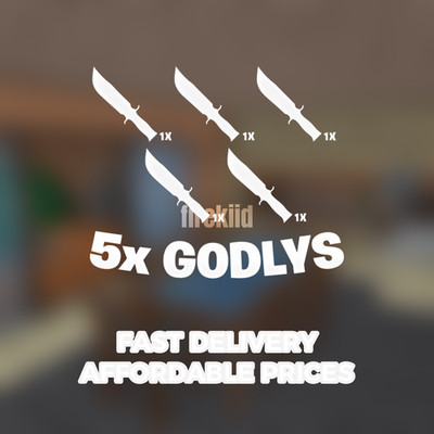 MM2 Murder Mystery 2 5x Godly Bundle (READ DESCRIPTION)