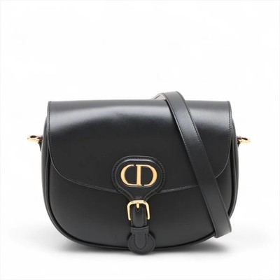 Christian Dior Bobby Leather Shoulder bag Black