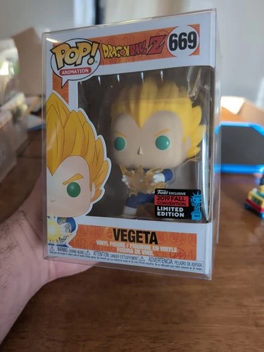 Funko Pop! Dragon Ball Z Vegeta 2019 Fall Convention Exclusive #669 protector