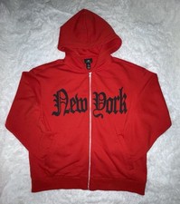 H M RELAXED NY-FIT ZIP-THROUGH HOODIE