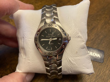 RARE OHIO STATE FOOTBALL 2004 BULOVA FIESTA BOWL GAME WATCH NEVER WORN MT w/TAG