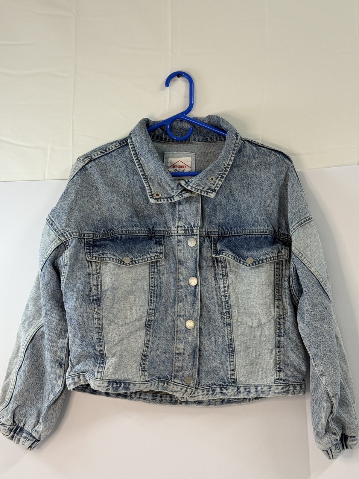 Lee Cooper British Original Denim Blue Jean Jacket Size S