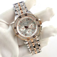 Bulova Octava 98C133 White Crystal Dial Two-Tone Quartz Men's Watch