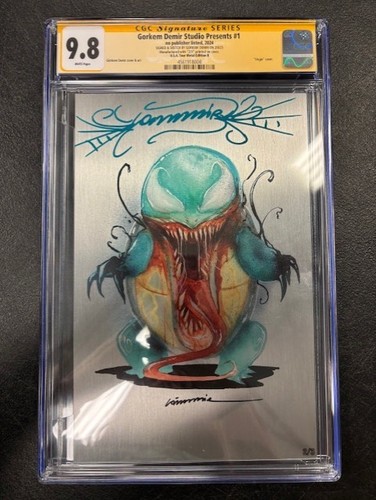 Gorkem Demir Studio Presents #1 Metal Signed/Sketch CGC 9.8 2024 GCB#8008 TCGC