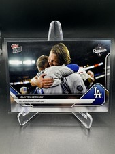2025 Topps NOW Clayton Kershaw #WS-13 SSP World Series Dodgers Super Short Print