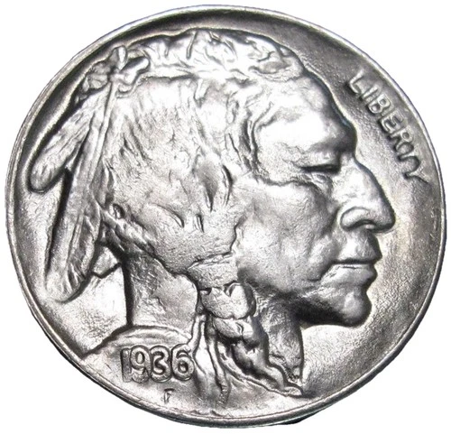 1936 D Buffalo Nickel UNCIRCULATED BS31