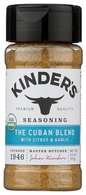 KINDERS Organic The Cuban Blend Seasoning, 3.2 OZ
