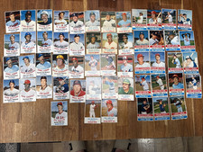 Hostess Baseball Cards 1974 1975 1976 Hand Cut Lot of 63 hank aaron reggie jacks