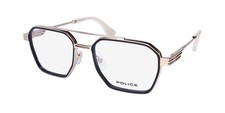 POLICE VPLQ76V MERCURY 3 EYEGLASS FRAME/GLASSES AUTHENTIC LUXURY DESIGNER MENS