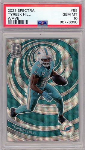 2023 Panini Spectra Tyreek Hill Wave /11 PSA 10 #58