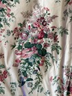 Vintage Green Floral Chintz Lined Drapes Pleat Top Custom Made 88” L 2 Pc — photo 3