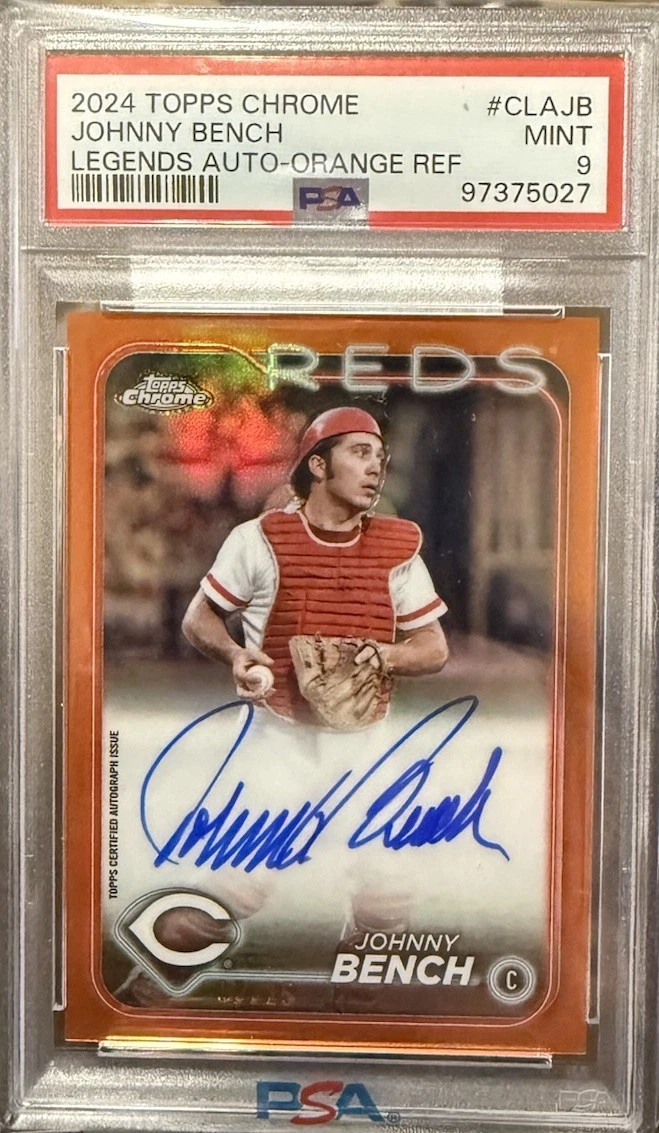 Johnny Bench Autographed Baseball Cards for sale | eBay