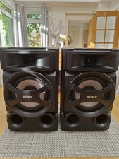 Sony SS-EC609IP Micro Hi-Fi Stereo Speakers Black working 