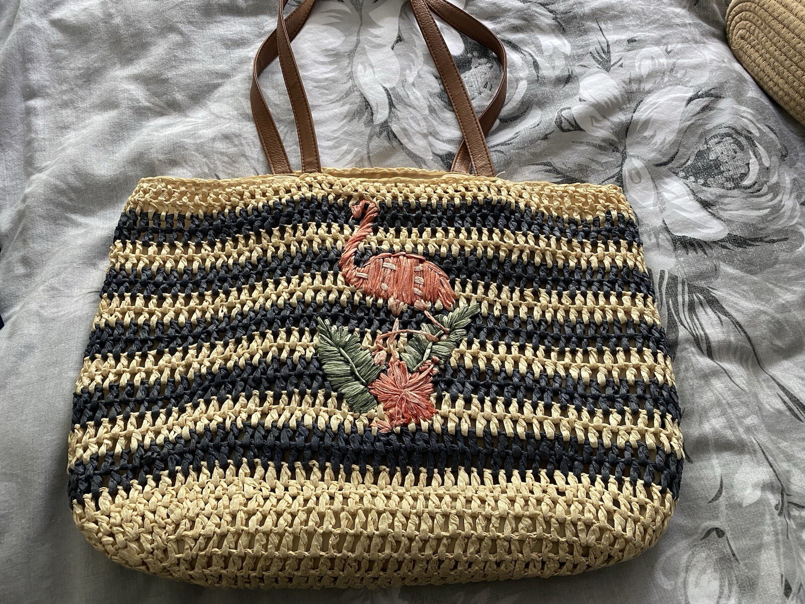 Straw Beach Bag