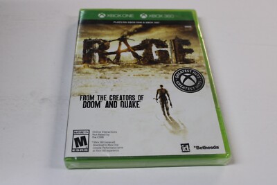 Rage (Microsoft Xbox 360 / Xbox One , 2011) Brand New Sealed