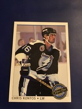 1992-93 O-Pee-Chee Premier - #123 Chris Kontos (RC)