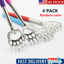 4 Pack Bear Claw Telescopic Metal Extendable Back Scratcher Back Massager US