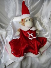 Dog Clothes - Red Santa Dress and Hat - Med (RSD82-203) SALE