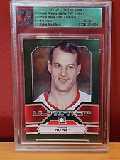 2012-13 ITG Ultimate Memorabilia 12TH Edition Emerald /60 Gordie Howe